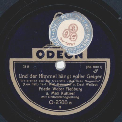 Frieda Weber Fleßburg und Max Kuttner - Und der Himmel hängt voller Geigen / Wo steht denn das geschrieben ?