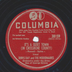 Doris Day - Its a quiet town / Its the sentimental thing to do