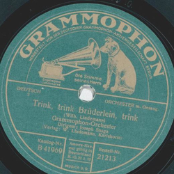 Joseph Snaga - Trink, trink Brderlein, trink / Mondnacht auf der Alster