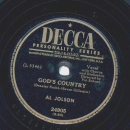 Al Jolson - Lets go West again / Gods Country