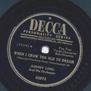 Johnny Long - When I grow too old to dream / Its a sin to...