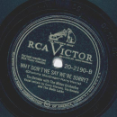 Tex Beneke - The Blues of the record man / Why dont we say were sorry?