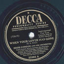 Eddie Condon - When your lover has gone / Wherever theres...