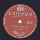 Rosemary Clooney - My Baby rocks me / When you love someone