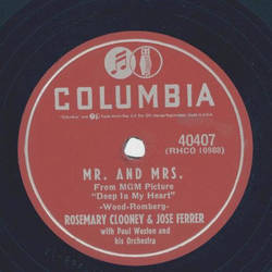 Rosemary Clooney, Jose Ferrer - Marry the Man / Mr. and Mrs.