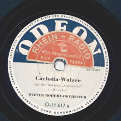 Wiener Boheme-Orchester - Charlotta-Walzer / Poeme