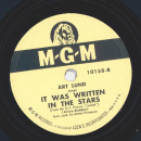 Art Lund - Whats good about goodbye / It was written in the stars