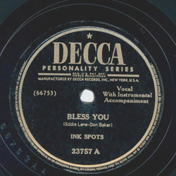 Ink Spots - Bless you / Address unkown