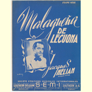 Notenheft / music sheet - Malaguena de Lecuona