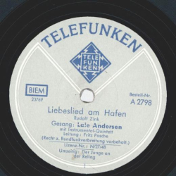 Lale Andersen - Liebeslied am Hafen / Der Junge an der Reling