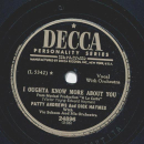 Dick Haymes and Patty Andrews - Can I come in for a second / I oughta know more about you