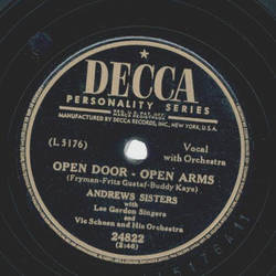 Andrews Sisters - Open Door - Open Arms / The Blossoms on the bough