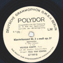 Wilhelm Kempff - Klavierkonzert Nr. 3 c-moll op. 37 (5 Platten)