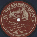 Grammophon-Orchester - O Moselstrand, o selig Land, Mosellieder-Potpourri Teil I und II