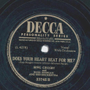 Bing Crosby, Russ Morgan - Among my Souvenirs / Does your heart beat for me?