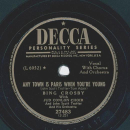 Bing Crosby - Sentimental Music / Any town is Paris when youre young