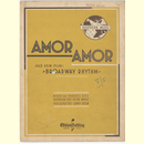 Notenheft / music sheet - Amor, Amor 