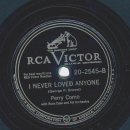 Perry Como - Two loves have I / I never loved anyone