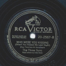 The Three Suns - Sweetheart Serenade / Who were you kissing