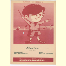 Notenheft / music sheet - Marina