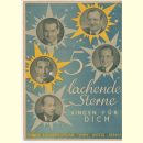 Notenheft / music sheet - 5 lachende Sterne