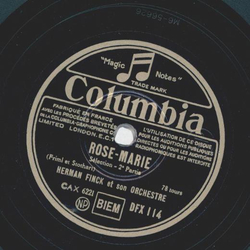 Herman Finck - Rose-Marie, Part I and II