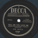 Ink Spots - Castle in the sand / Tell me you love me