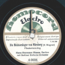 Hans Hermann Niessen - Die Meistersinger von Nürnberg: Verachtet mir die Meister nicht / Fliedermonolog