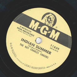 The Ray Charles Singers - A faded summer Love / Indian Summer