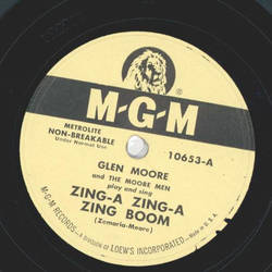 Glen Moore - Zing-a Zing-a Zing Boom / Hey Bub! Get Out Of The Tub