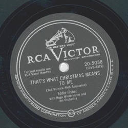 Eddie Fisher - Thats what Christmas means to me / Christmas Day