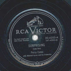 Perry Como - Surprising / Cara cara bella bella