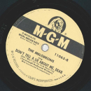 The Melodeons - Hey, good lookin / Dont tell a lie about me, dear