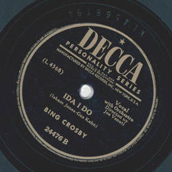 Bing Crosby - Aint doin bad doin nothin / Ida I do