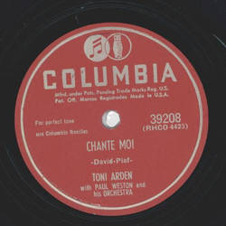 Toni Arden - Chante Moi / So deep my Love