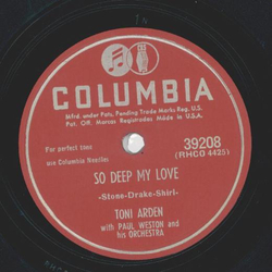 Toni Arden - Chante Moi / So deep my Love