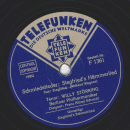 Willy Störring - Schmiedelieder: Siegfrieds Schmelzlied / Schmiedelieder: Siegfrieds Hämmerlied