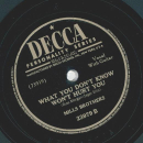 Mills Brothers - Oh! My achin heart / What you dont know wont hurt you