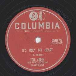 Toni Arden - FR Instance / Its only my heart