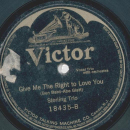 Henry Burr / Sterling Trio - Are you from heaven? / Give me the right to love you