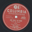 Toni Arden - My tears wont dry / And youll be home