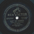 Fran Warren - Ho hum, its spring / Dont say goodbye