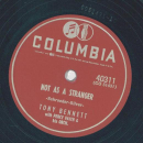 Tony Bennett - Madonna, Madonna / Not as a stranger