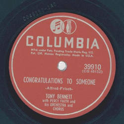 Tony Bennett - Congratulations to someone / Take me