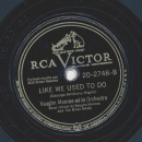 Vaughn Monroe - Its the Sentimental thing to do / Like we used to do