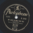 Frederick Ferrari - Love descended like an Angel / My Love is only for you 