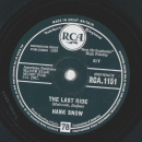 Hank Snow - Old Shep / The last ride