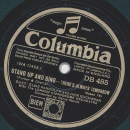 Duet: Elsie Randolph and Jack Buchanan - Stand up and sing - its not you / Stand up and sing - Theres always tomorrow