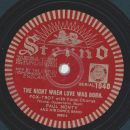 Paul Monty - Masquerade / The Night when Love was born