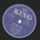 Lillian Brooks - For only You / She Boodle Dee, Boodle Dee 